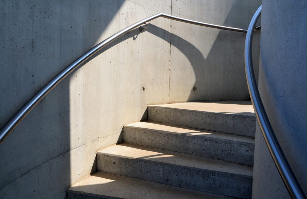 Treppen als Blickfaenger Architektonische Treppe aus Beton